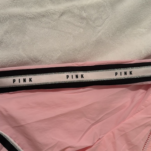 Victoria’s Secret Pink Aviator Style Jacket Windbreaker Medium - Picture 13 of 13